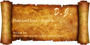 Danielisz Judit névjegykártya